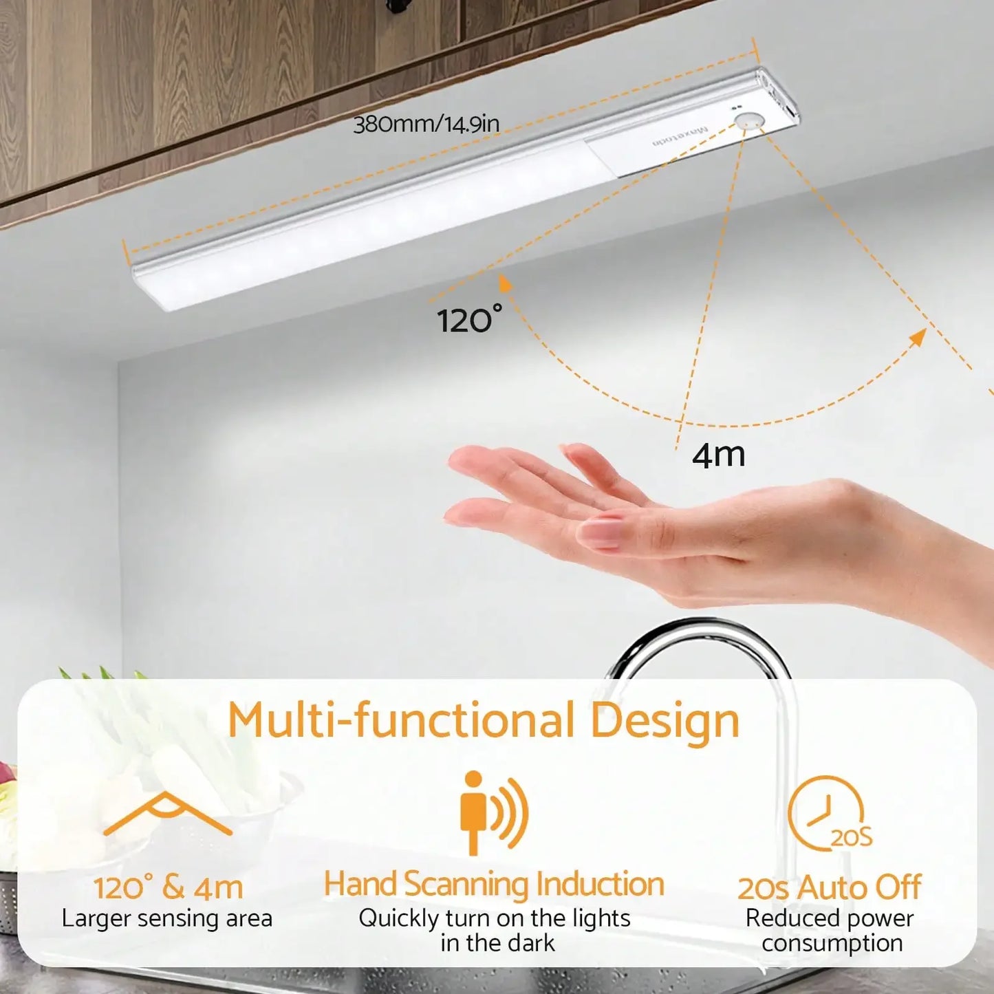 LED Sensor Under Cabinet Lights