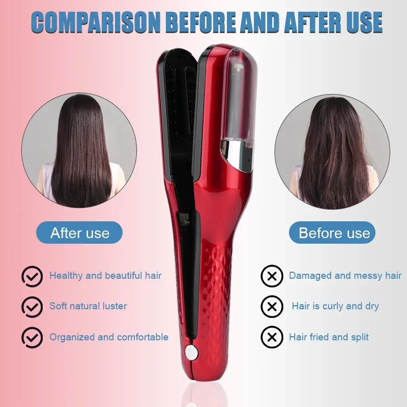 Rechargeable Cordless Split Hair Trimmer