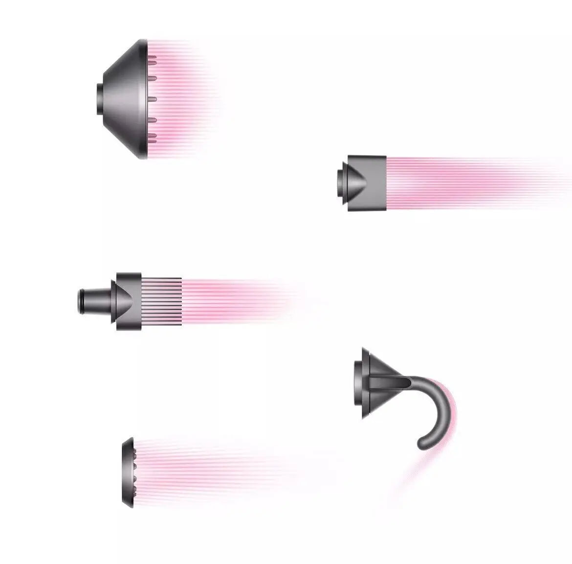 Pink & Grey Supersonic Hair Dryer