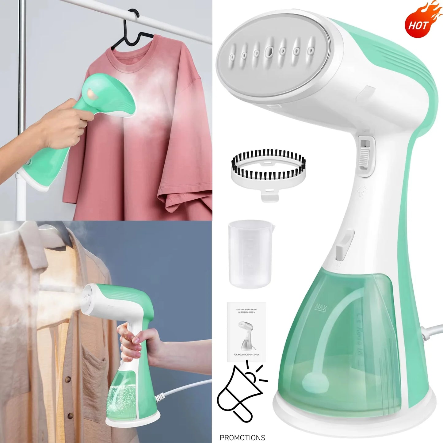Portable Handheld Steamer Iron