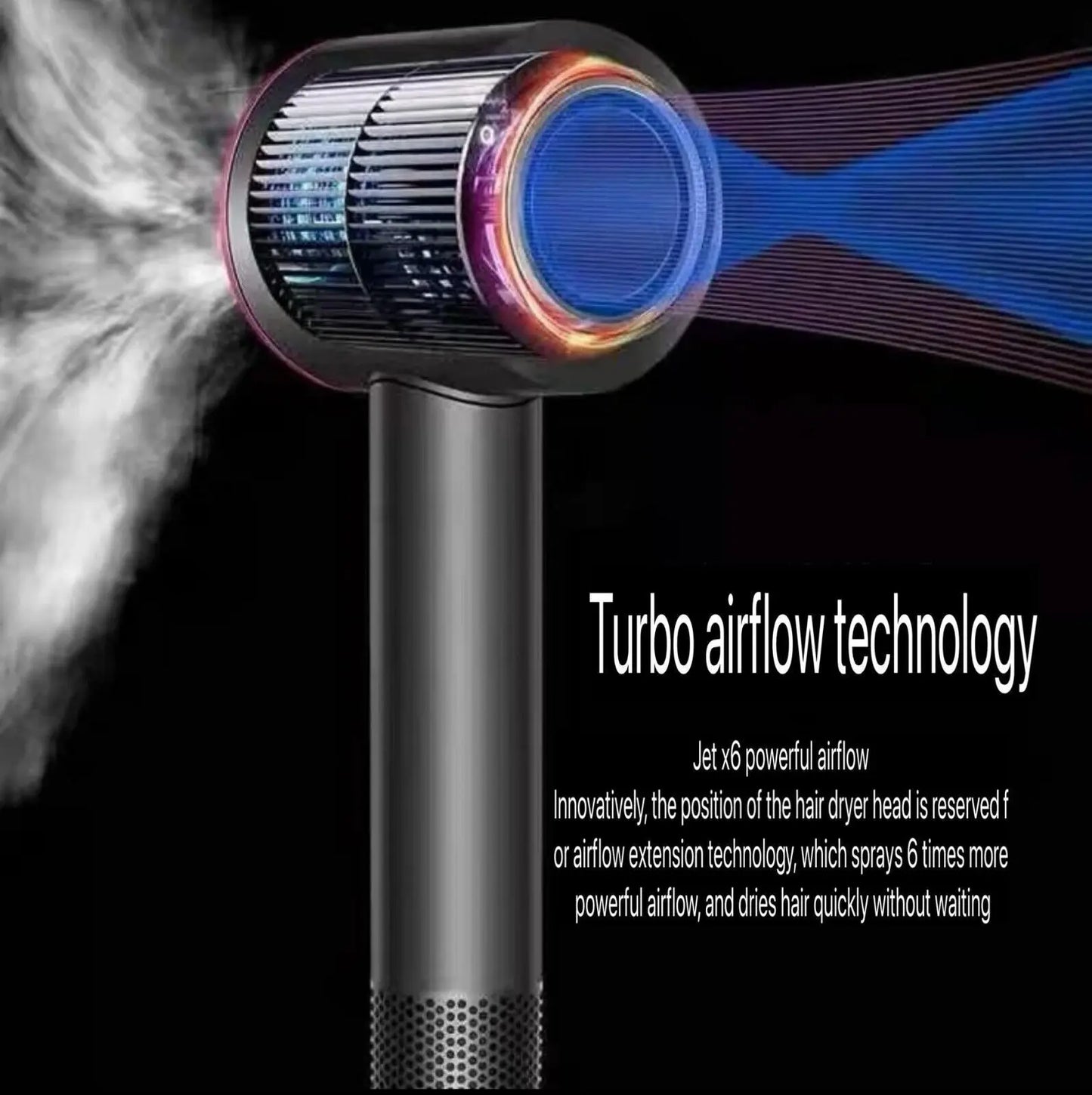 Pink & Grey Supersonic Hair Dryer