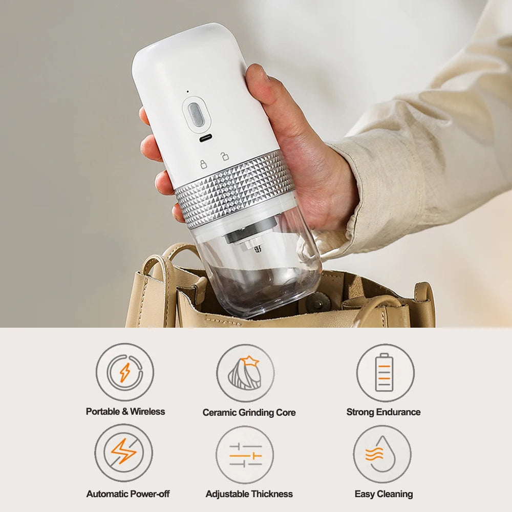 Camping Electric Burr Coffee Grinder