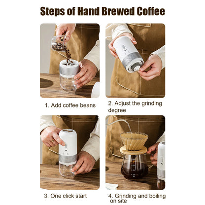 Camping Electric Burr Coffee Grinder